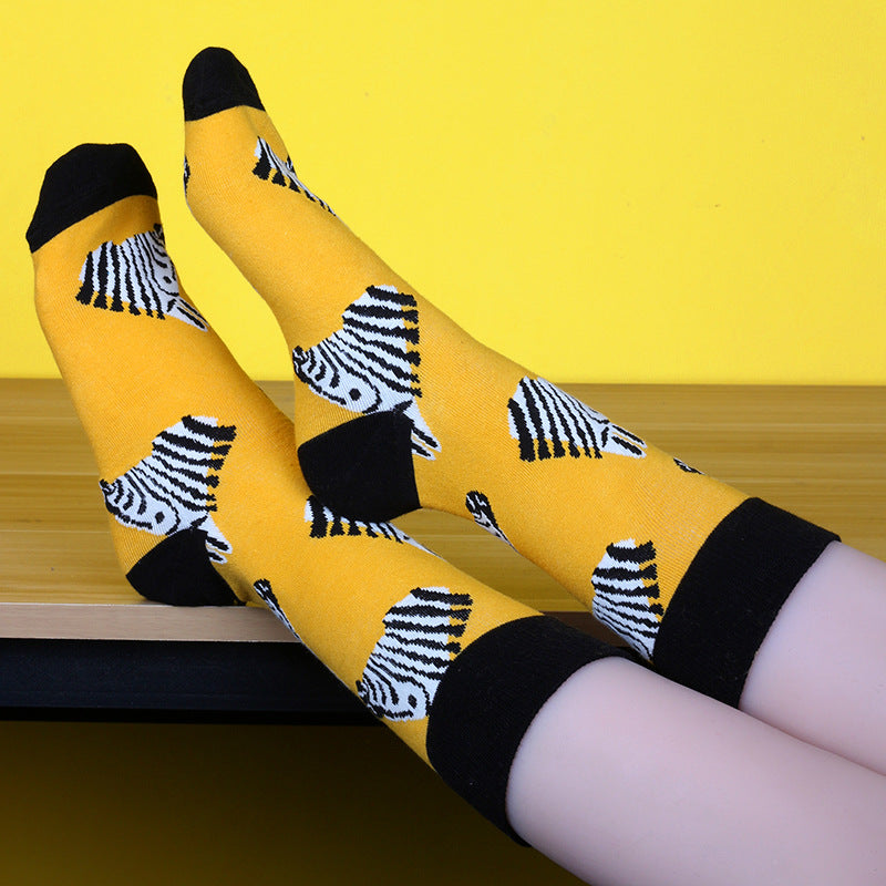 Winter Long Printed socks for men and women