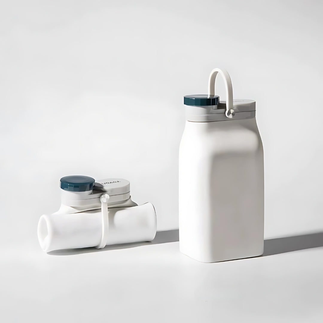 Collapsible water cups, silicone high temperature resistant folding cup for travel (ALAUDDIN)