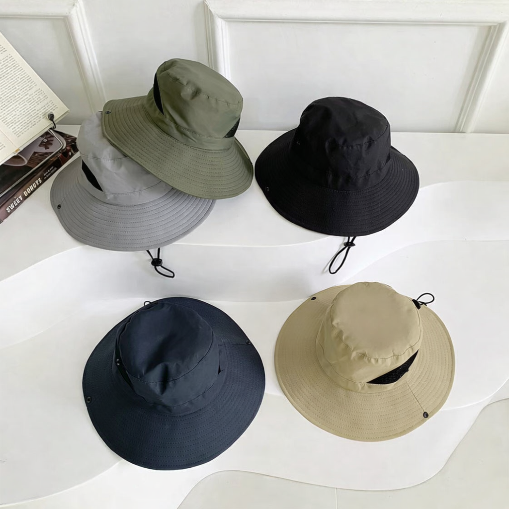 Summer quick-drying breathable outdoor travel bucket hat