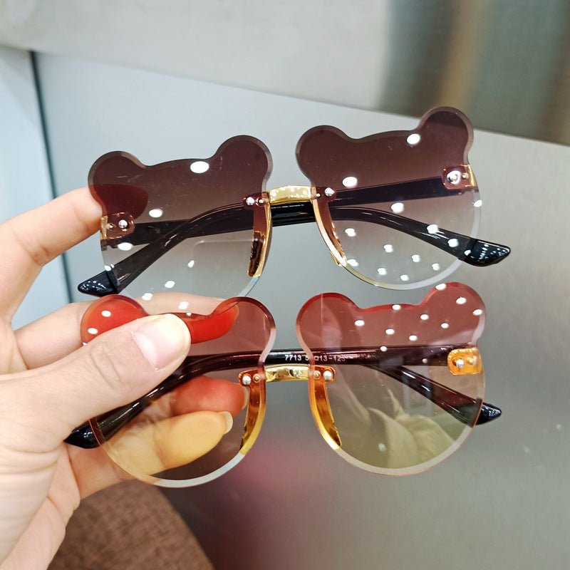 Children Cute Cartoon Kitty Glasses
