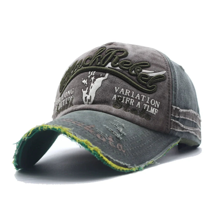 Casual summer washed denim cap (AZAD)