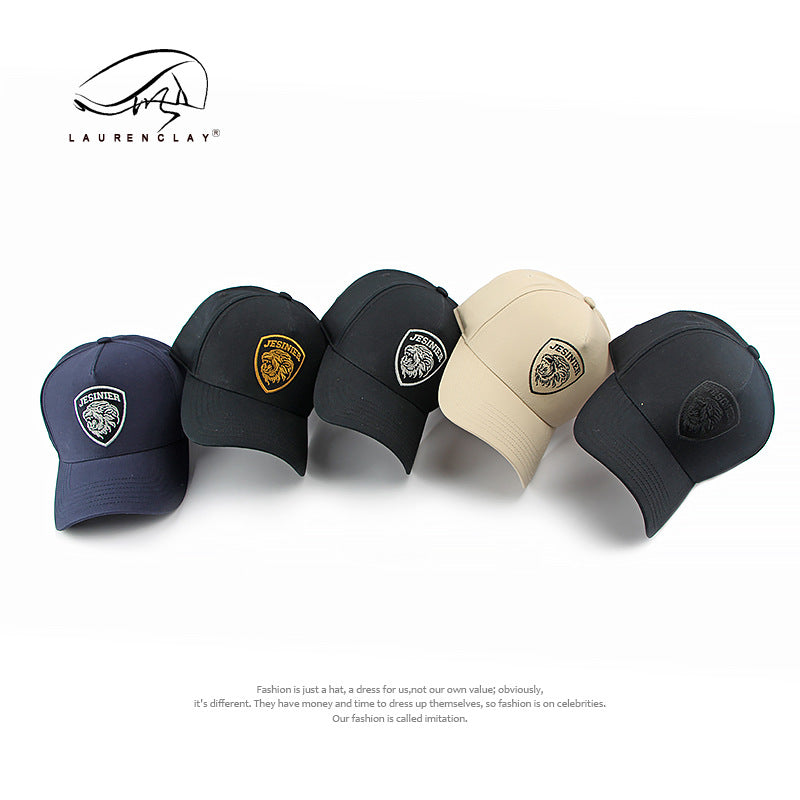 All Season Embroidery Thin Cotton Breathable High Cap