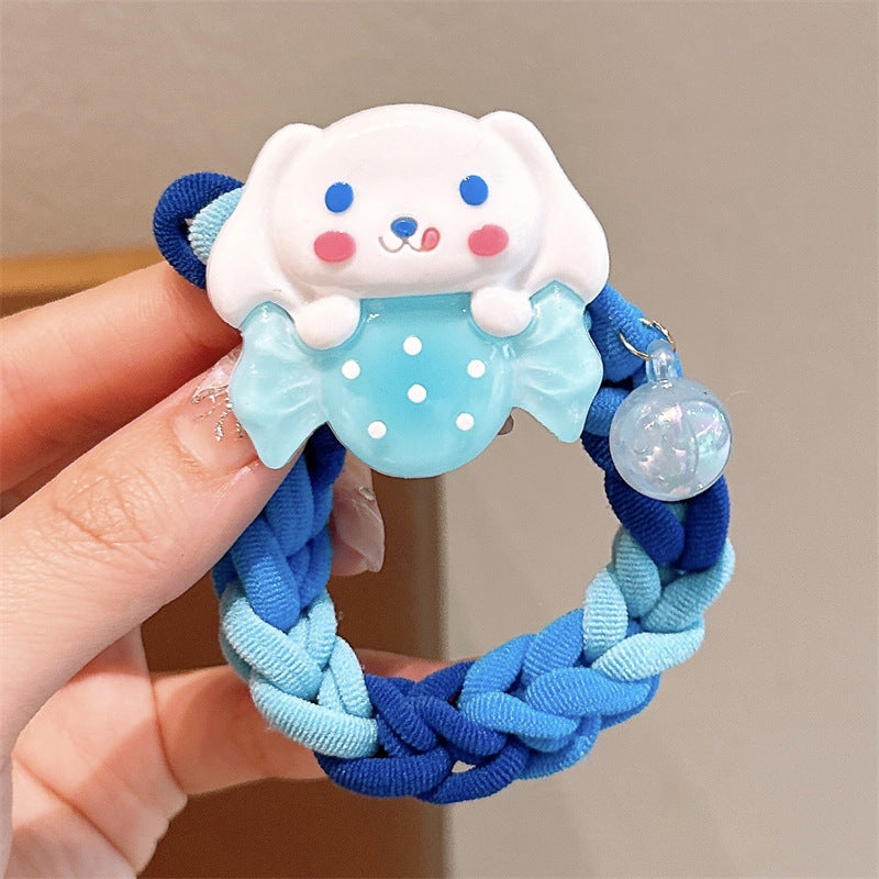 Children's Cartoon Braided Thick Hairband Set