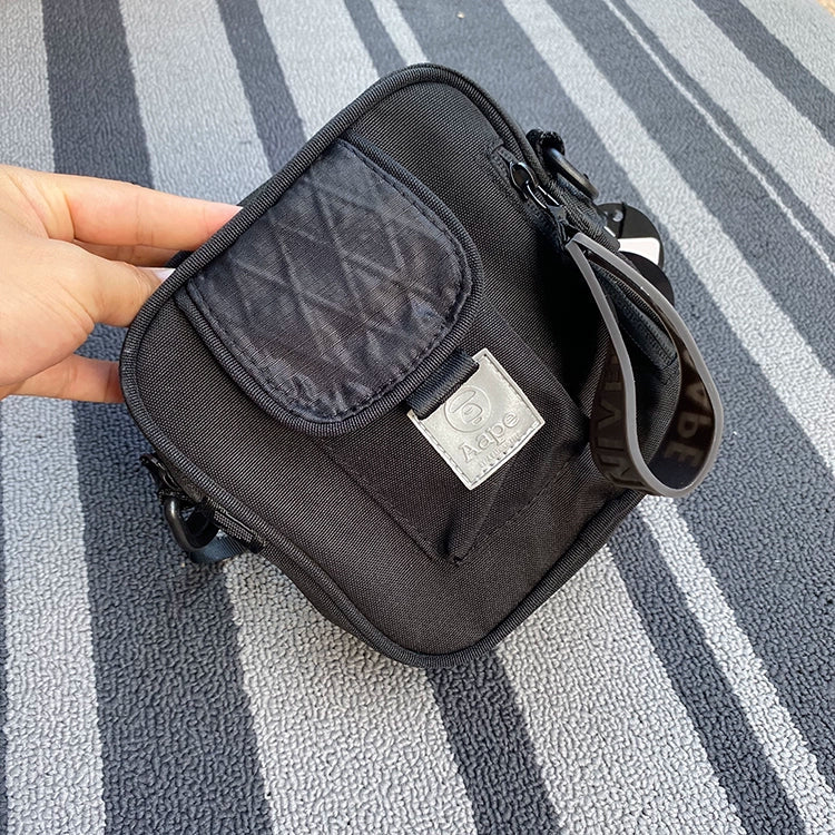 Cross-body bag men's and women's shoulder bag, bungee small square bag for travel. (ALAUDDIN)