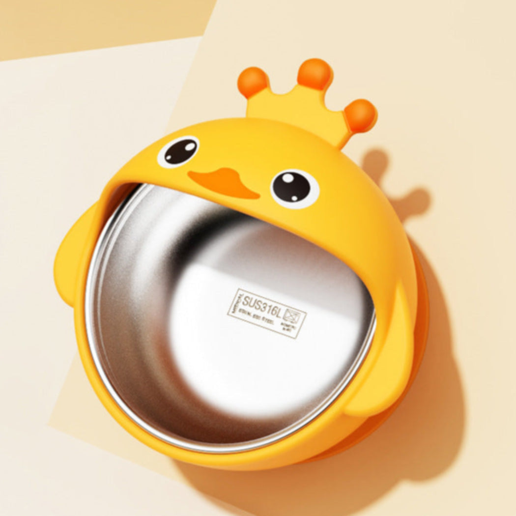 Anti Fall Silicone Complementary Food Bowl for Children
