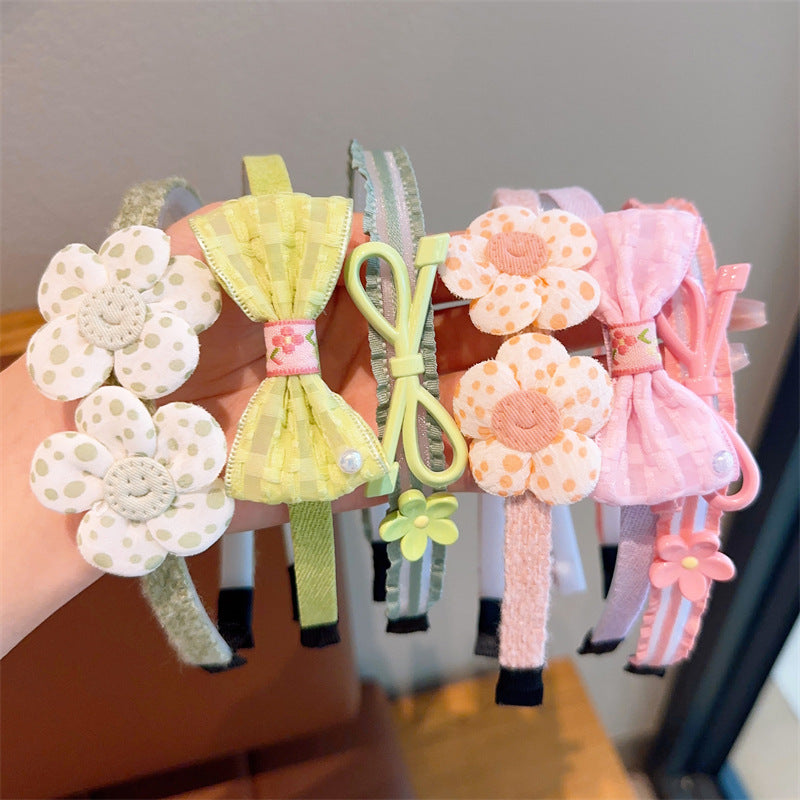 Children's Flower Cute Bow Little Princess Headband