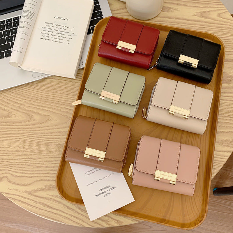 Women's high-end Folding Clutch Bag Wallet