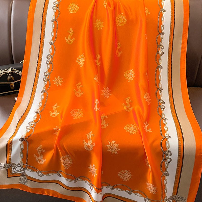 Classic DesignWomen's Vacation Satin Silk Scarf