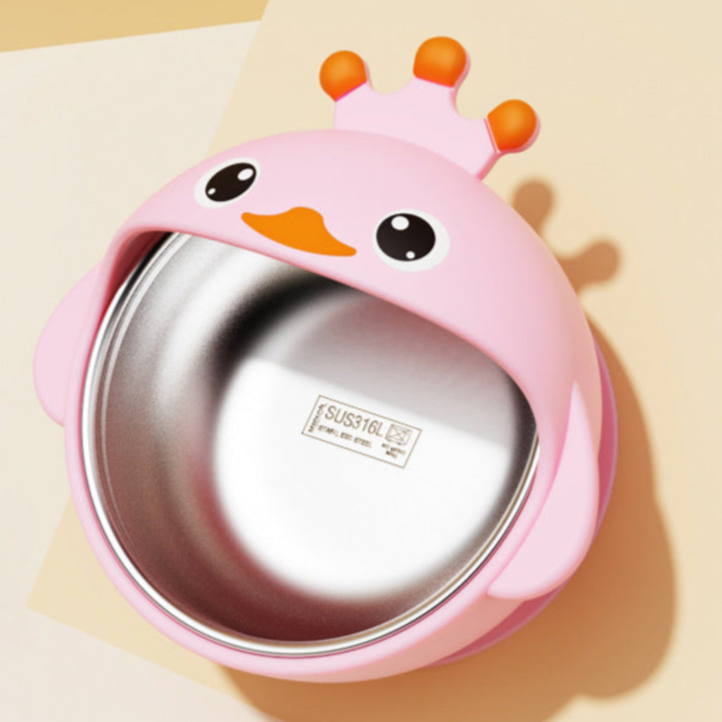 Anti Fall Silicone Complementary Food Bowl for Children