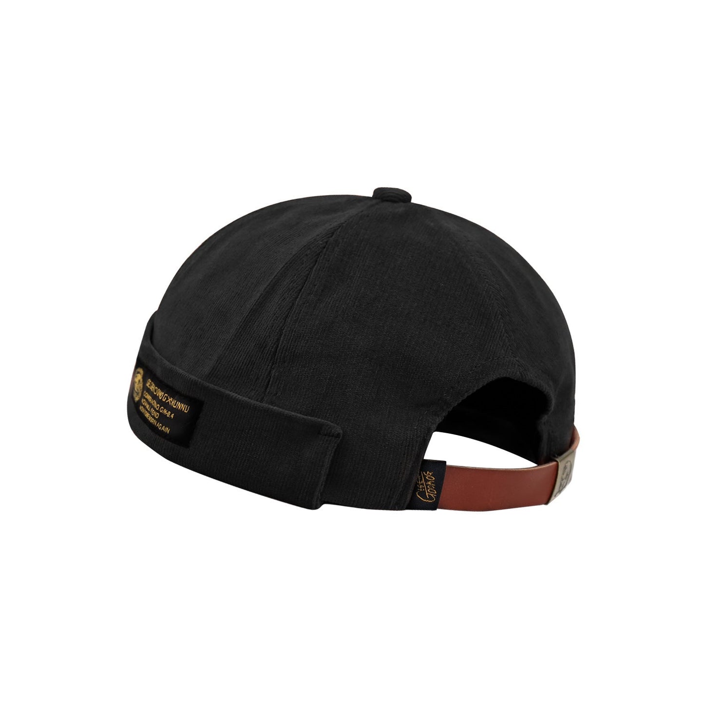 Corduroy Retro Eaves Sailor Beanie Hat