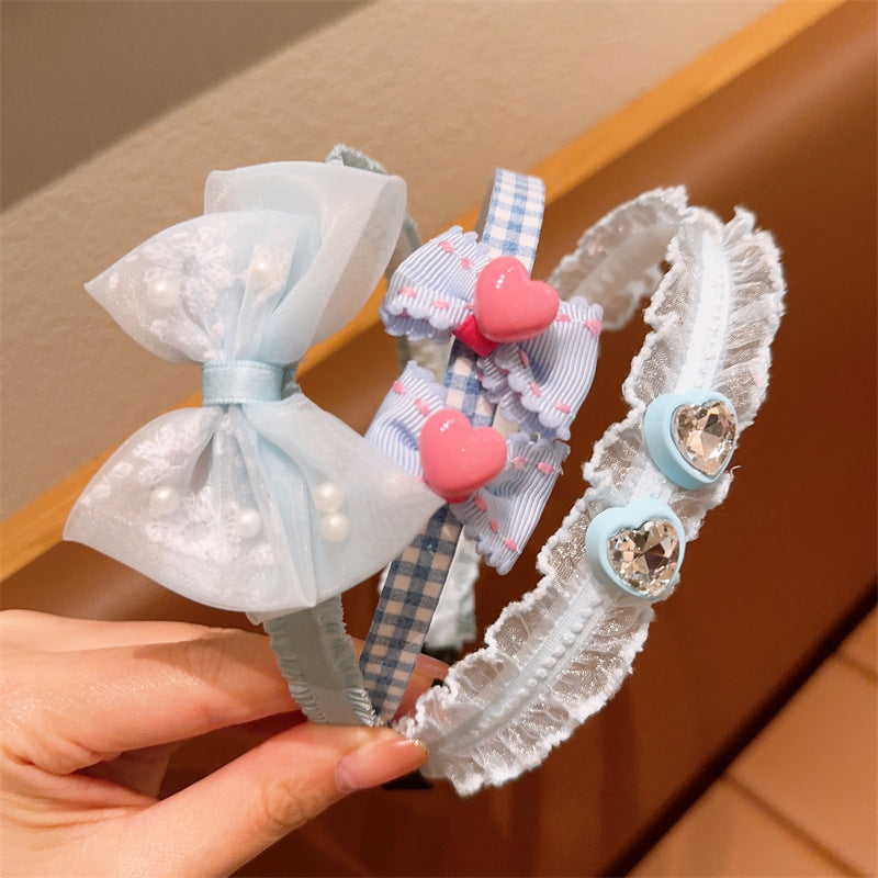 Bowknot Children's Cute cartoon hair Pressing Headband