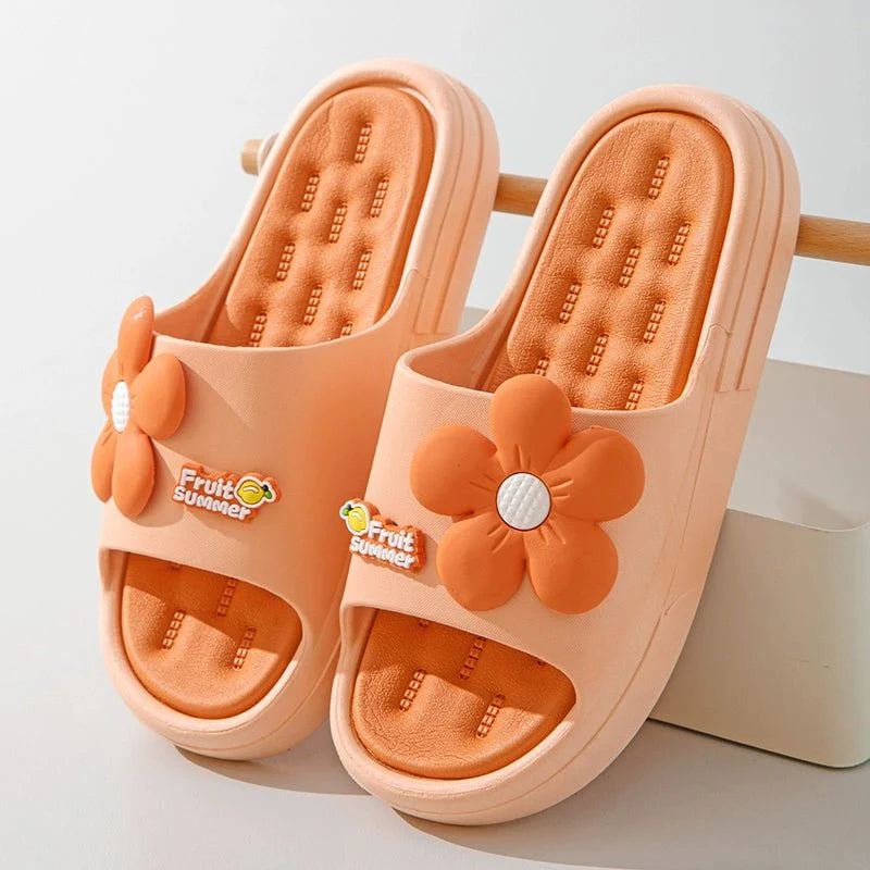Women's Thick Sole Anti Slip Summer Indoor Slippers