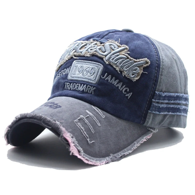 Casual summer washed denim cap (AZAD)