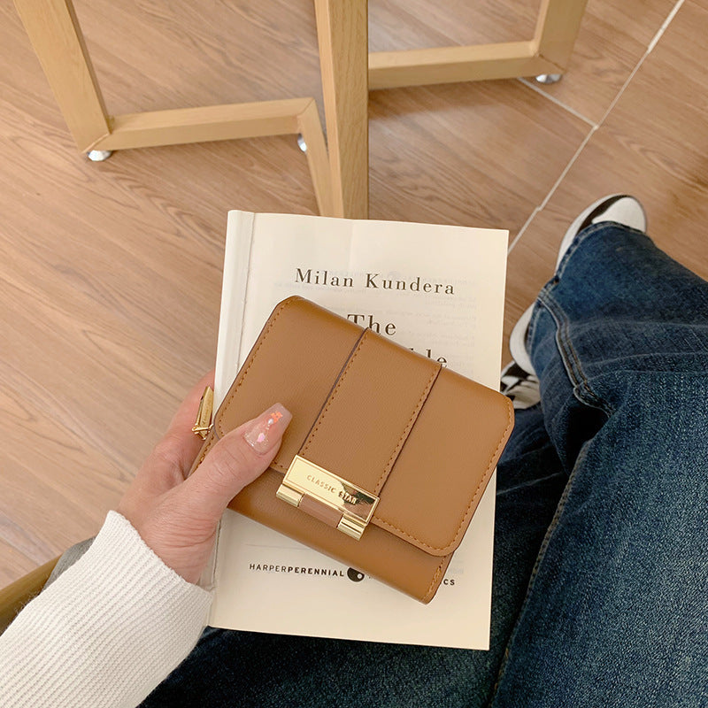 Women's high-end Folding Clutch Bag Wallet