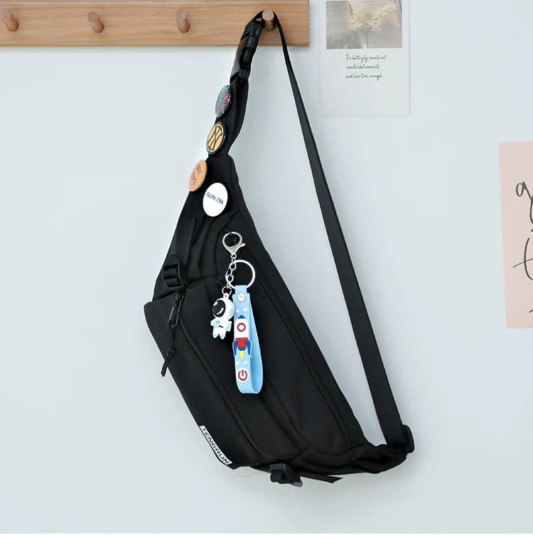 Unisex lightweight everyday crossbody bag with adjustable strap (ALAUDDIN)