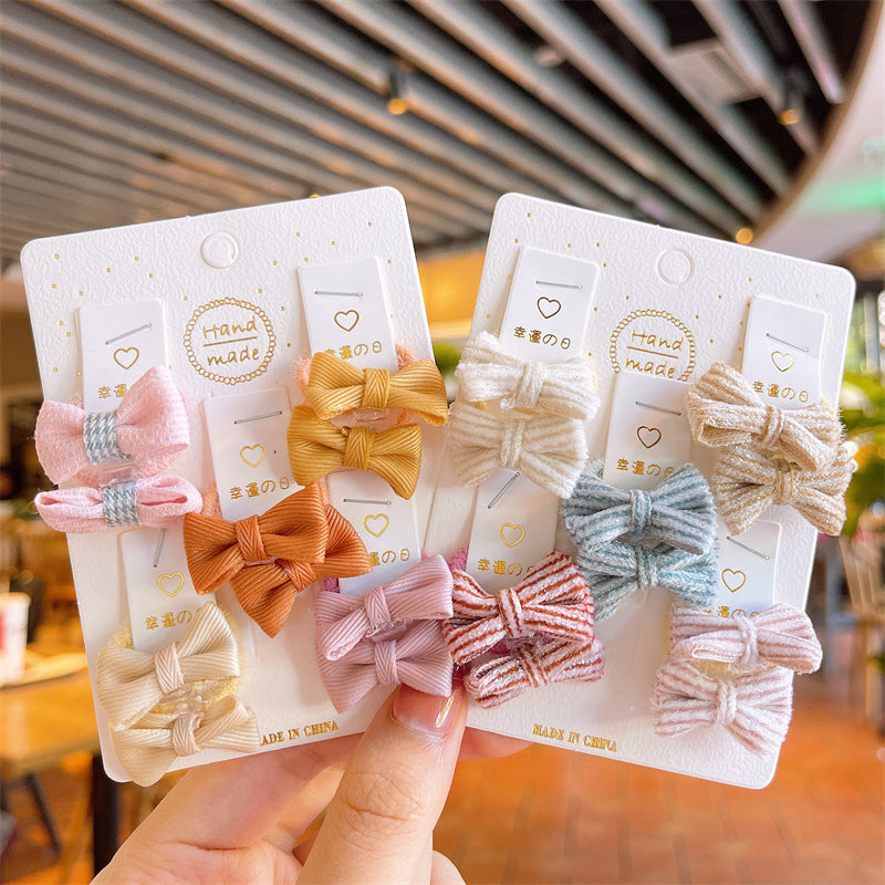 Children's Cute Pearl Bow Elastic Hair band