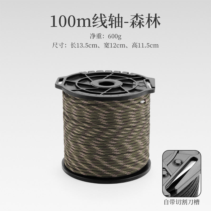 ISE MOUNT 9 Core Paracord 100M 4mm Camping Survival Gear