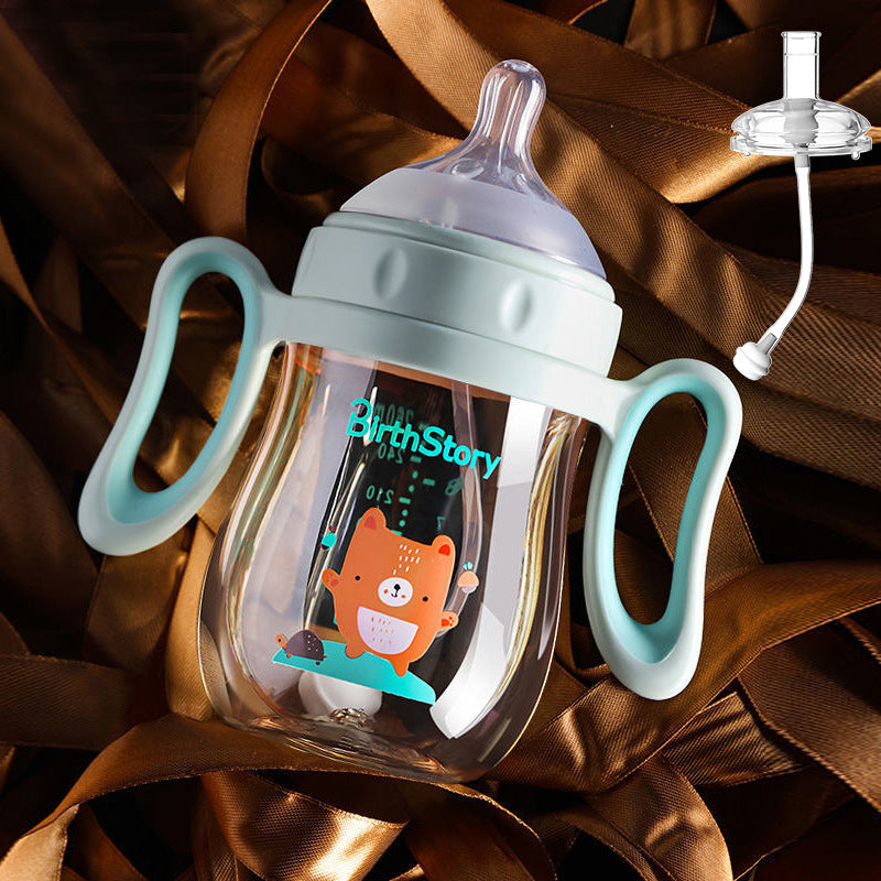 2 in 1 Dual Purpose Usable Feeding Water Bottle Mum Pot for Children