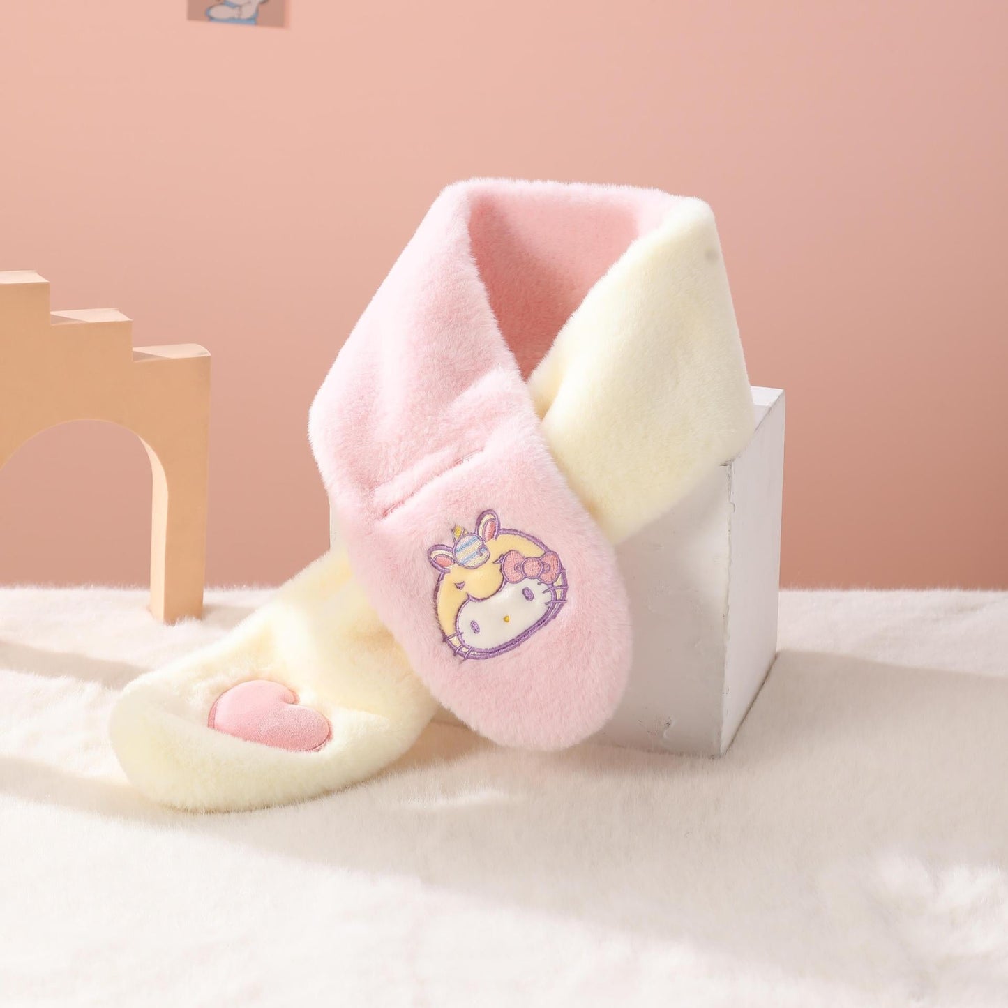 Warm and Comfortable Plush Winter Neck Protecting Muffler for Children