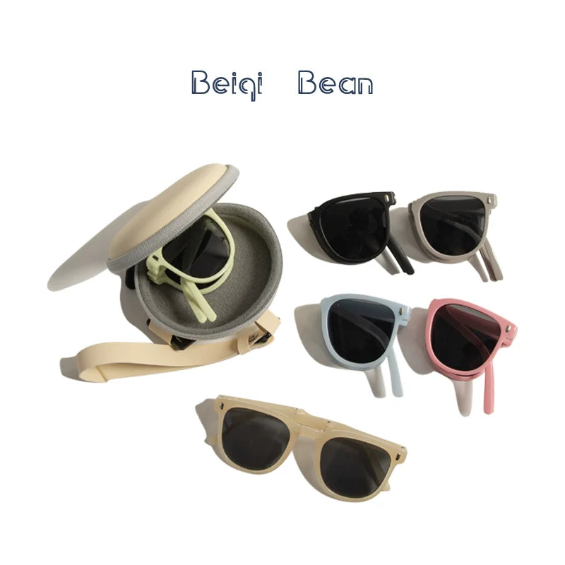 Children's foldable simple UV protection sunglass for boys and girls (ALAUDDIN)