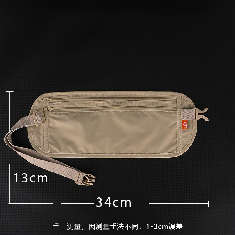 Anti-Theft Waist Bag for Passport and Travel Documents