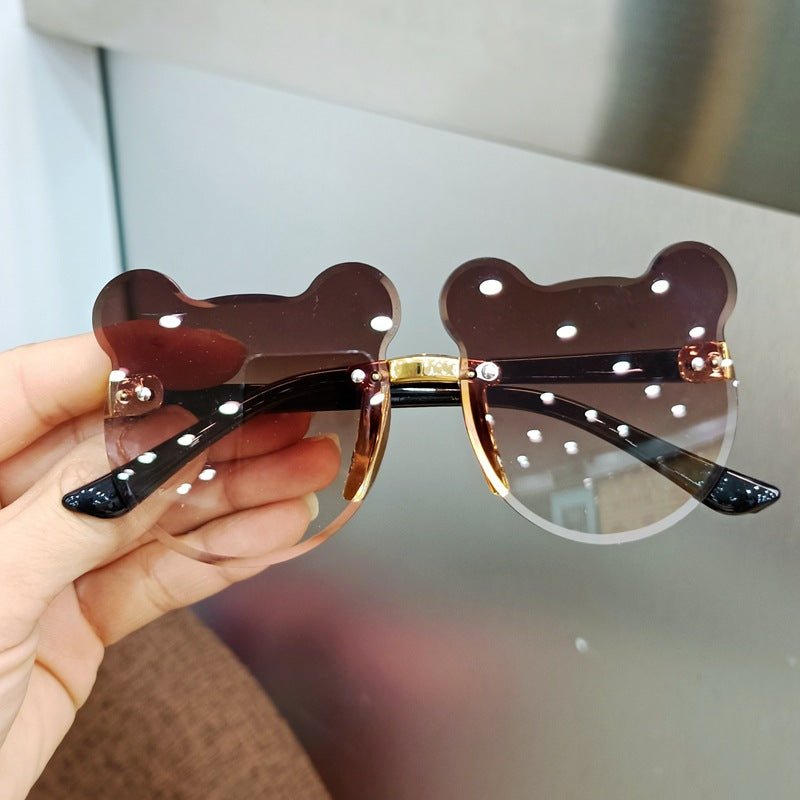 Children Cute Cartoon Kitty Glasses