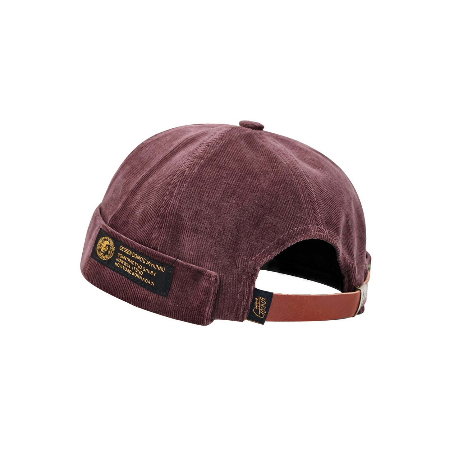Corduroy Retro Eaves Sailor Beanie Hat