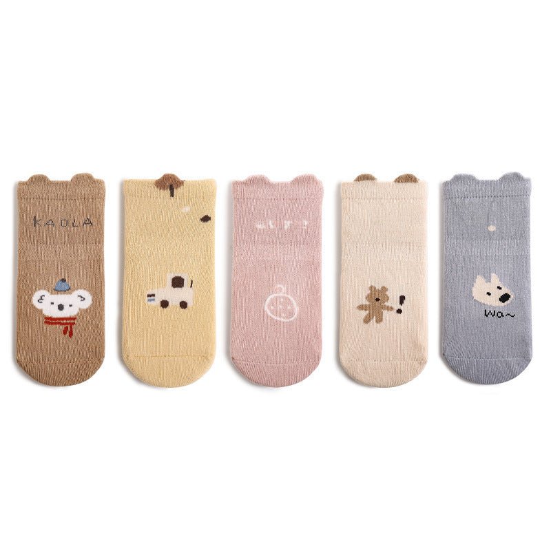 Winter Boneless Warm Baby Socks With Non-Slip Palm Pad
