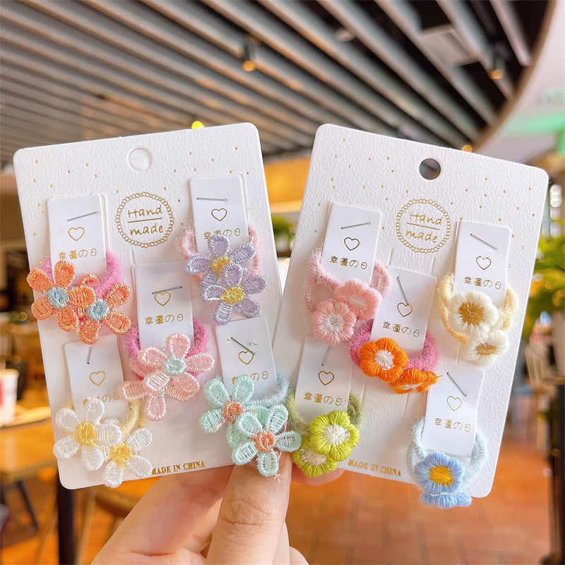 Children's Cute Pearl Bow Elastic Hair band