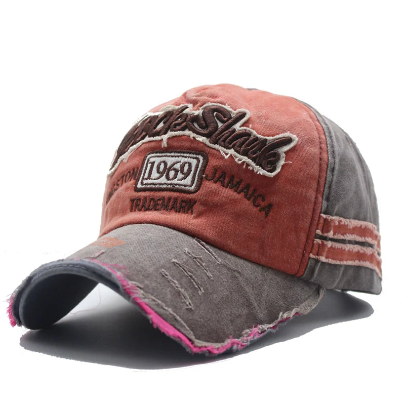 Casual summer washed denim cap (AZAD)