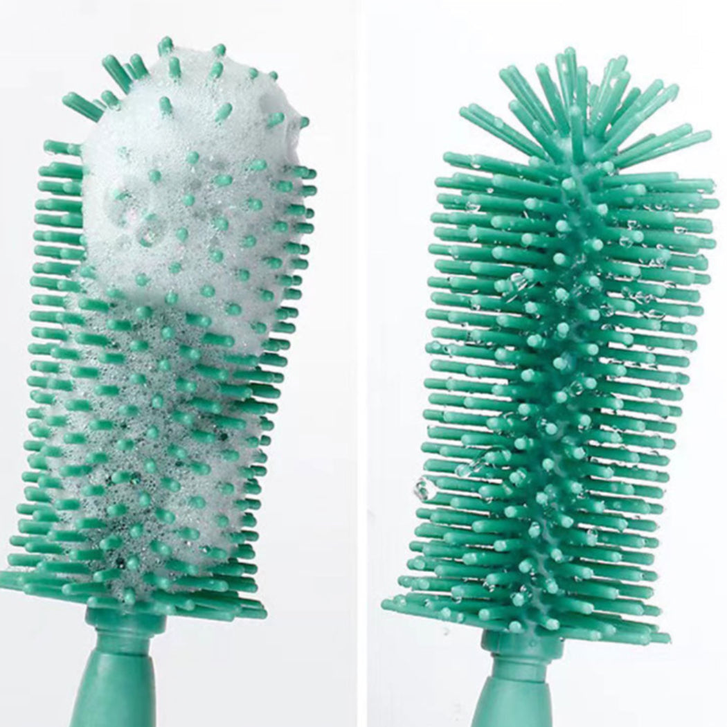3 in 1 Exclusive Portable Bottle Cleaning with Special Nipple and Straw Cleaning Brush
