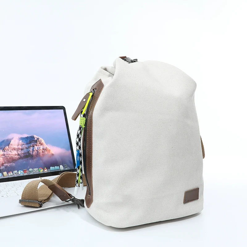 Unisex large-capacity retro Messenger bag multi-functional shoulder bag for travel with free pendant (ALAUDDIN)