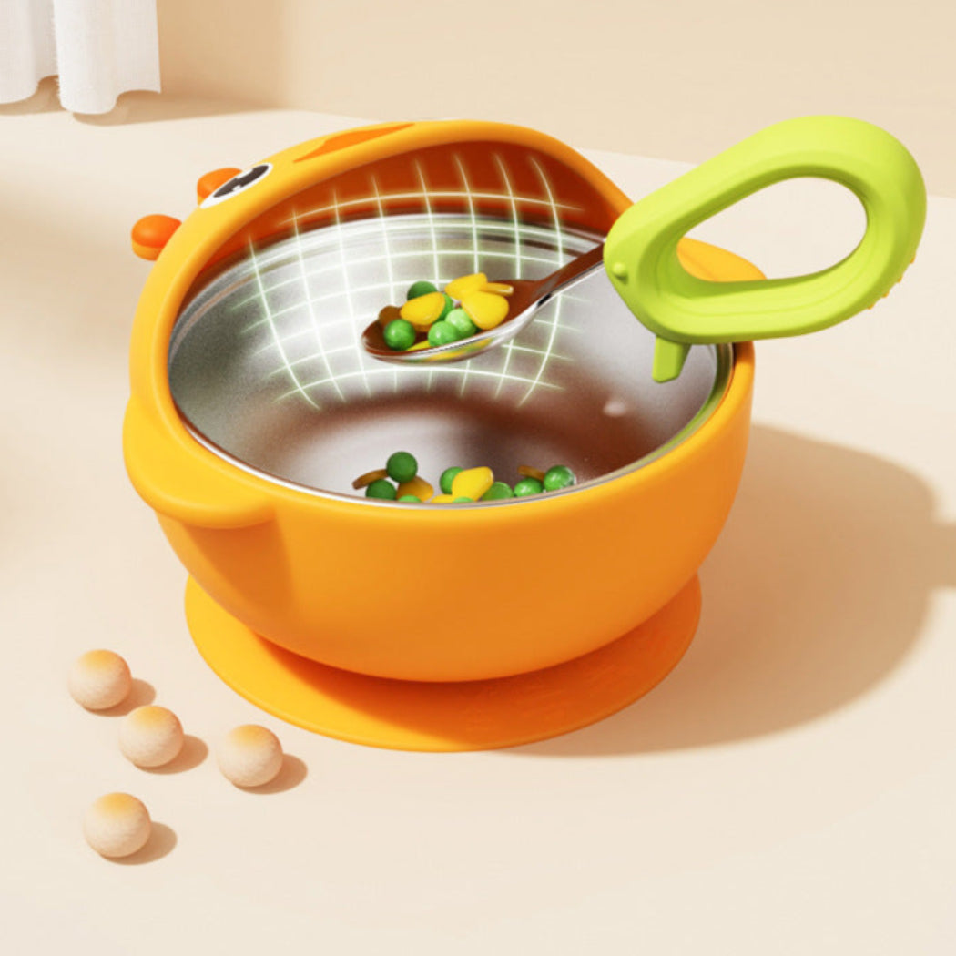 Anti Fall Silicone Complementary Food Bowl for Children
