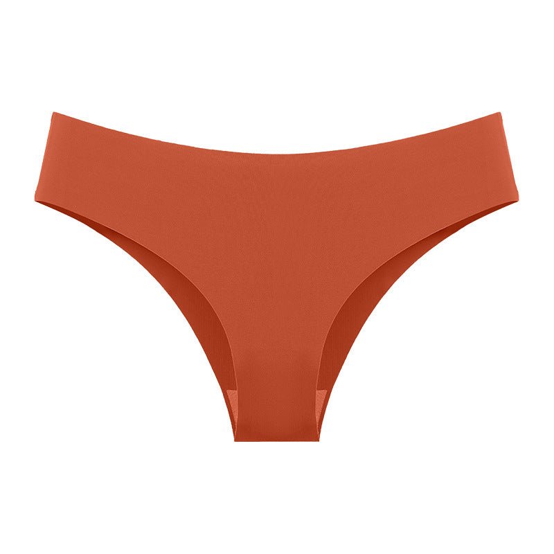 Women's Ice Silk Yoga Fitness Exercise Comfortable Seamless Underwear Panties