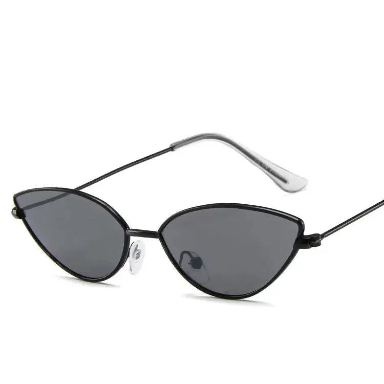 Cat-eye shape light sunglasses, metal small-frame colorful sunglasses (ALAUDDIN)