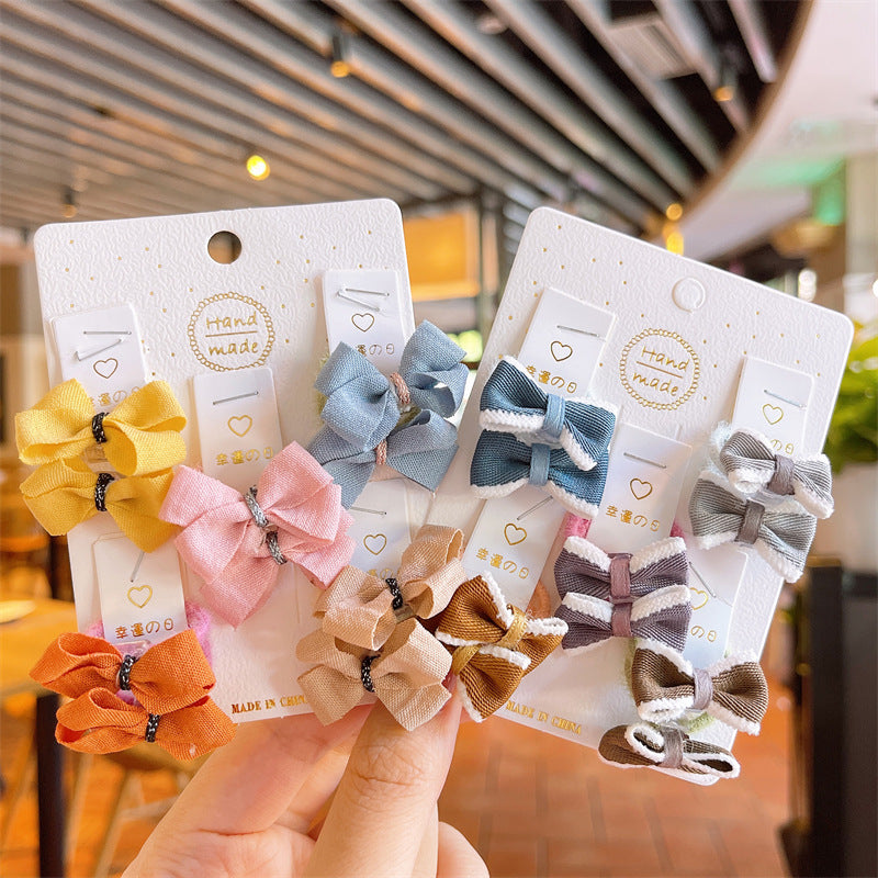 Children's Cute Pearl Bow Elastic Hair band