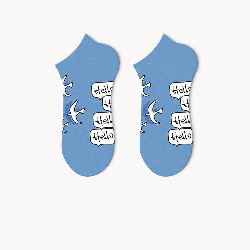 Versatile low-top boat socks for men