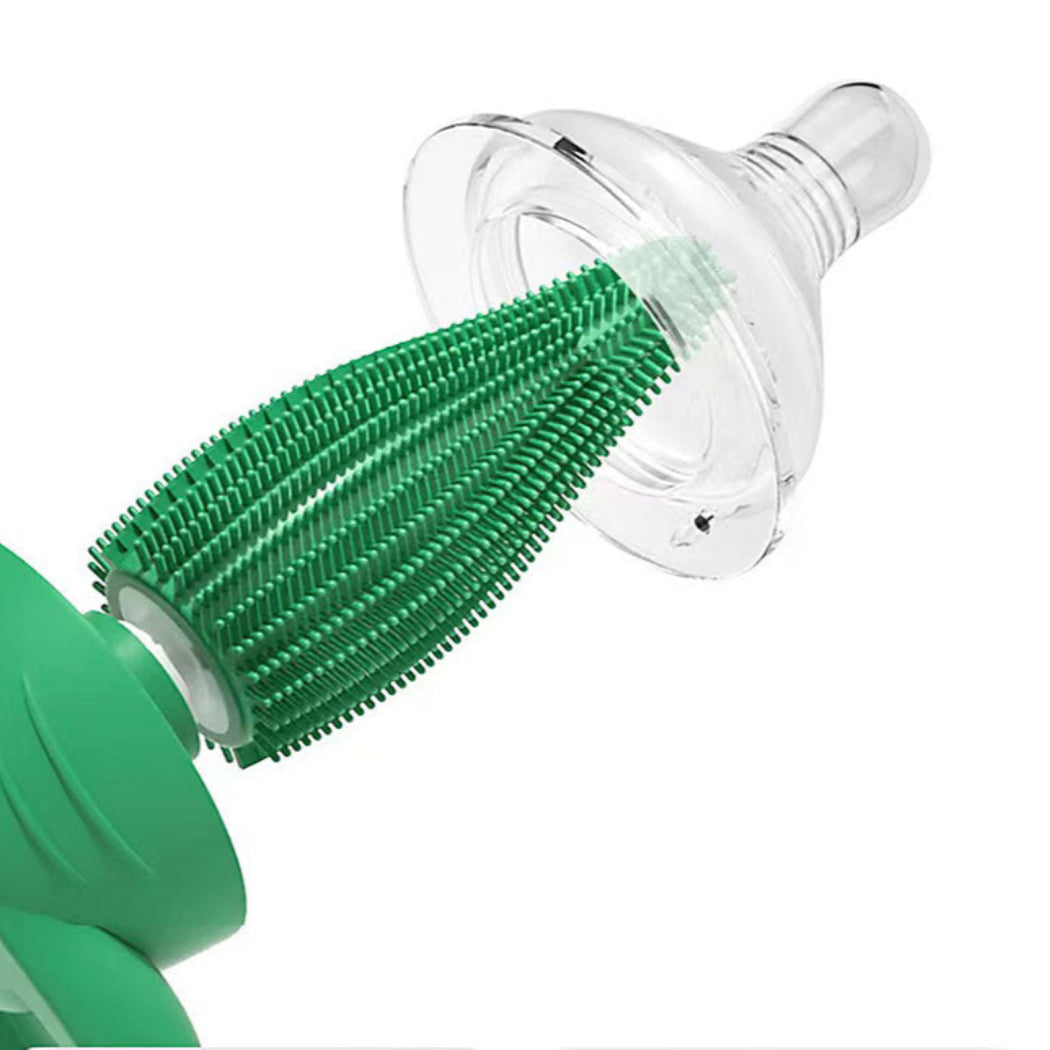 3 in 1 Exclusive Portable Bottle Cleaning with Special Nipple and Straw Cleaning Brush