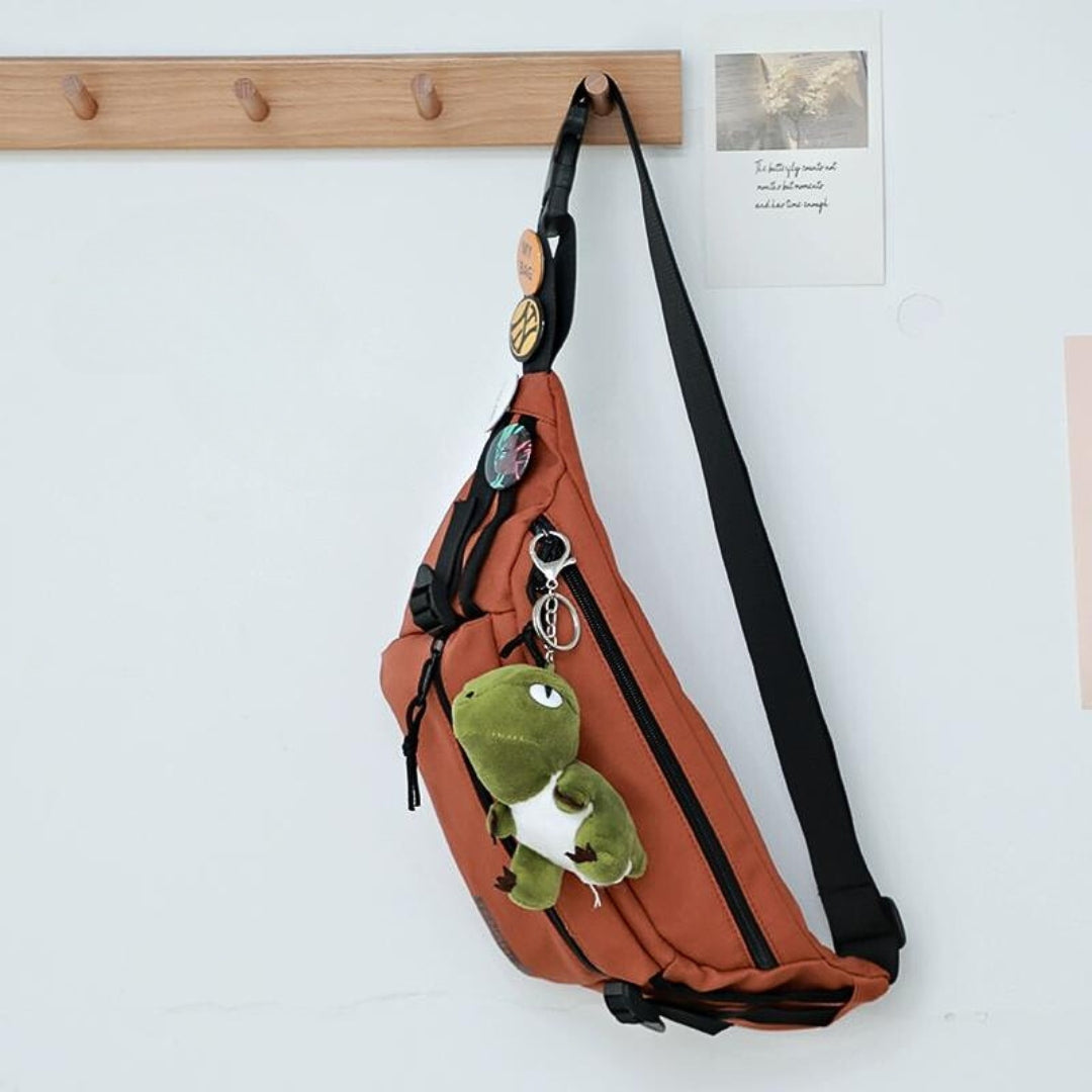 Unisex lightweight everyday crossbody bag with adjustable strap (ALAUDDIN)