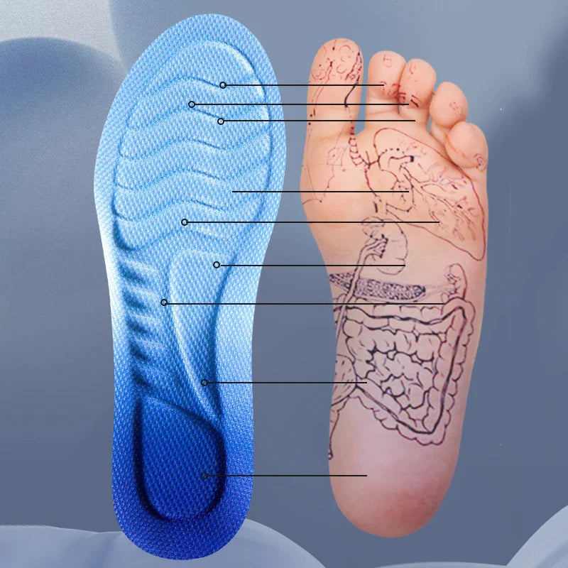 Comfortable Soft Breathable Shock Absorption Insoles (ALAUDDIN)