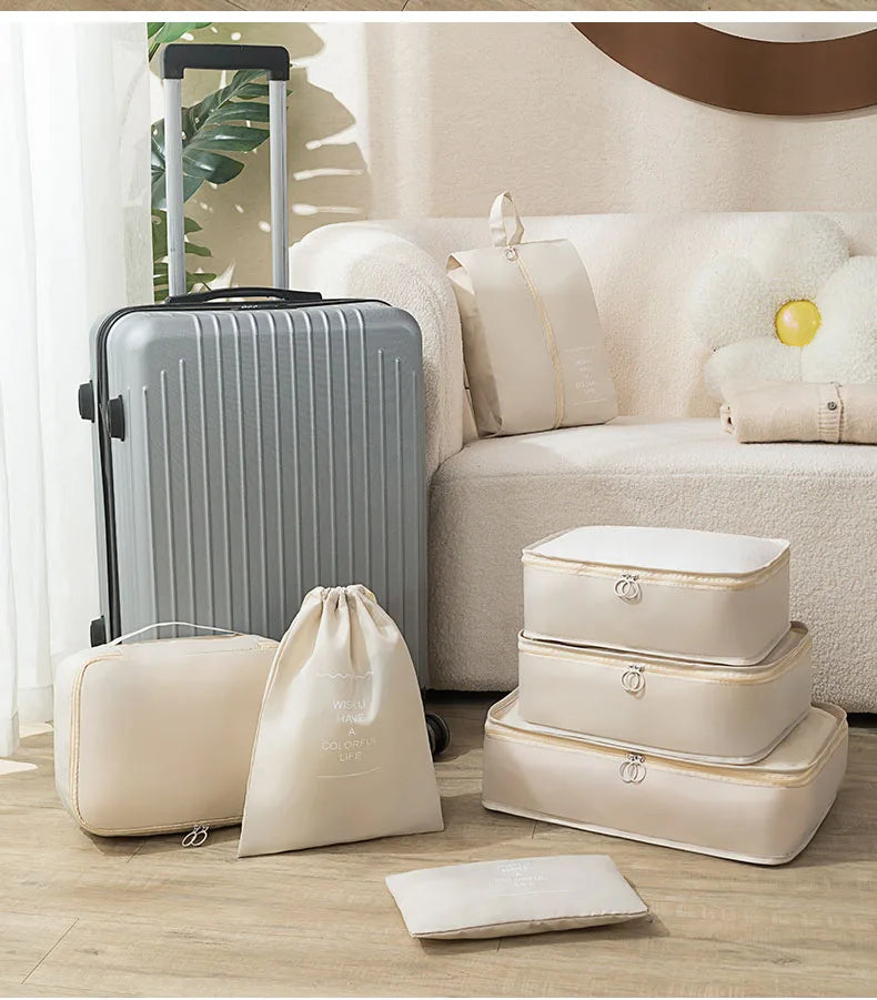 7pcs set Luggage Travel Storage Bag (ALAUDDIN)