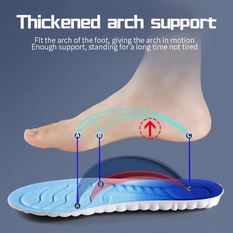 Comfortable Soft Breathable Shock Absorption Insoles (ALAUDDIN)