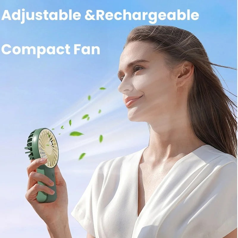 Type-c charging easy carry handheld high speed mini fan