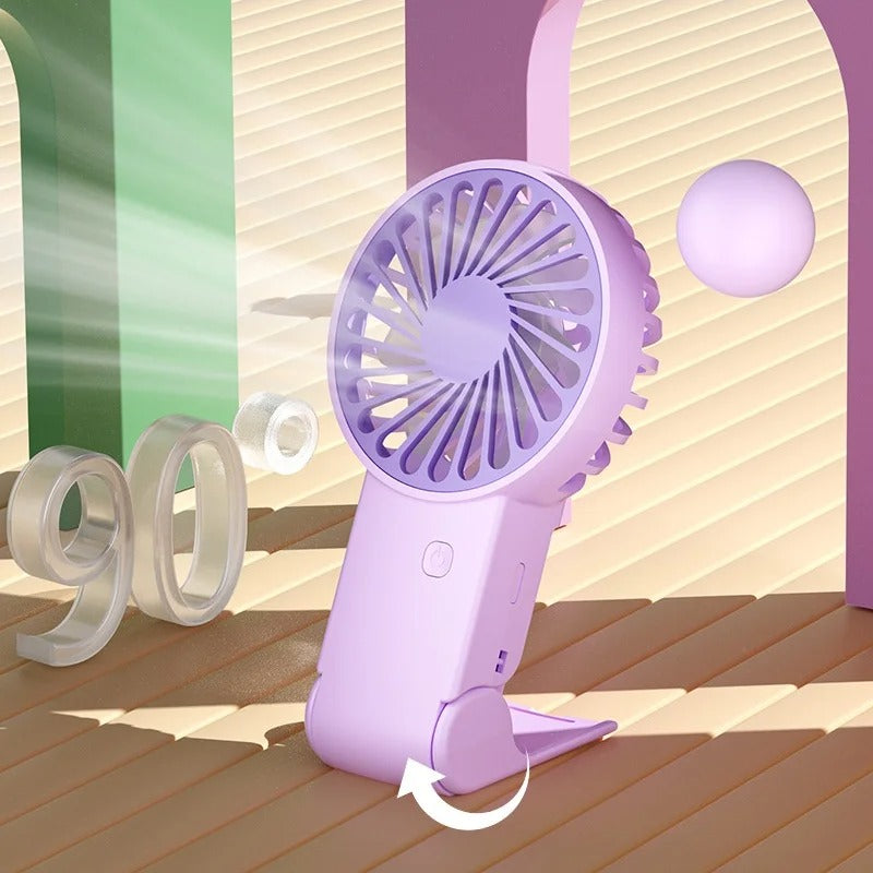 Type-c charging easy carry handheld high speed mini fan
