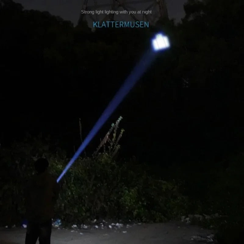 Zoom Outdoor Mini Charging Strong Flashlight
