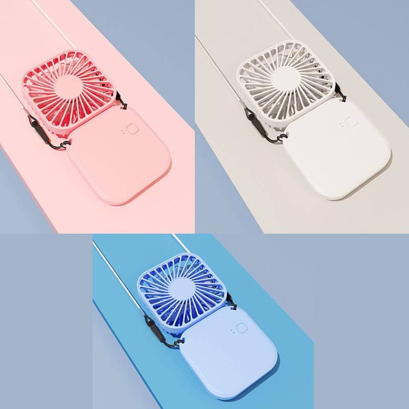 180 Degree Angle USB portable hand-held halter neck folding mini fan