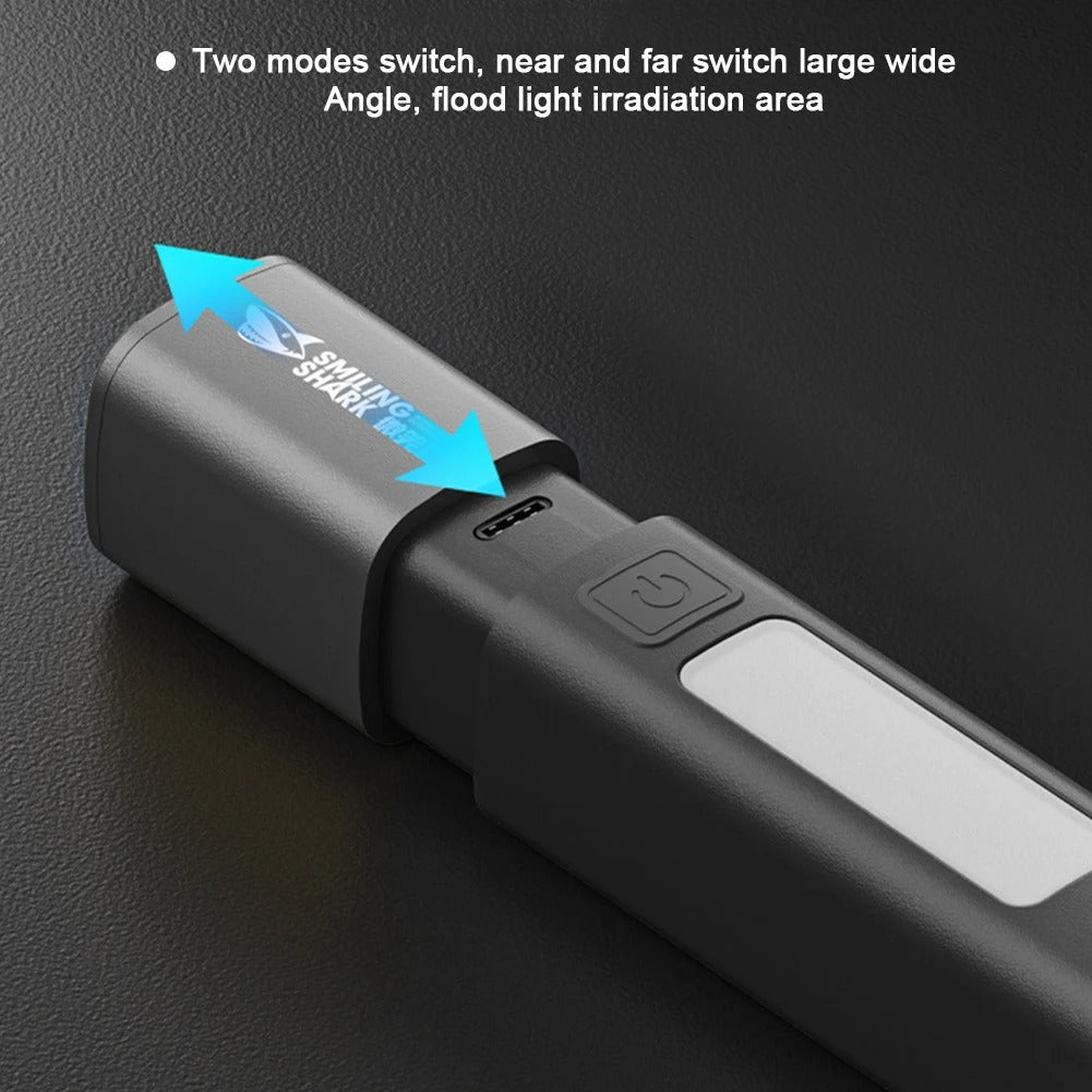 Camping Outdoor Mini Charging Extra Hood Multi-Function Flashlight