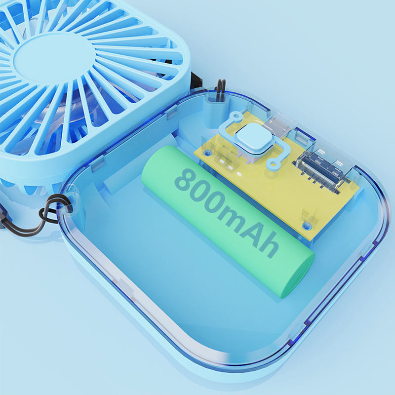 180 Degree Angle USB portable hand-held halter neck folding mini fan