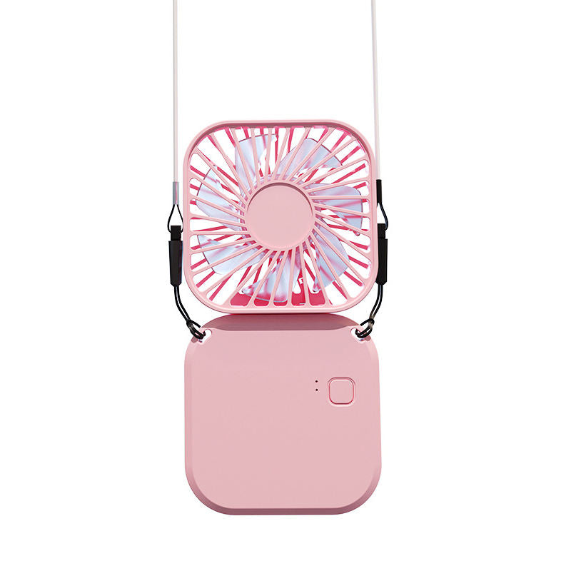 180 Degree Angle USB portable hand-held halter neck folding mini fan