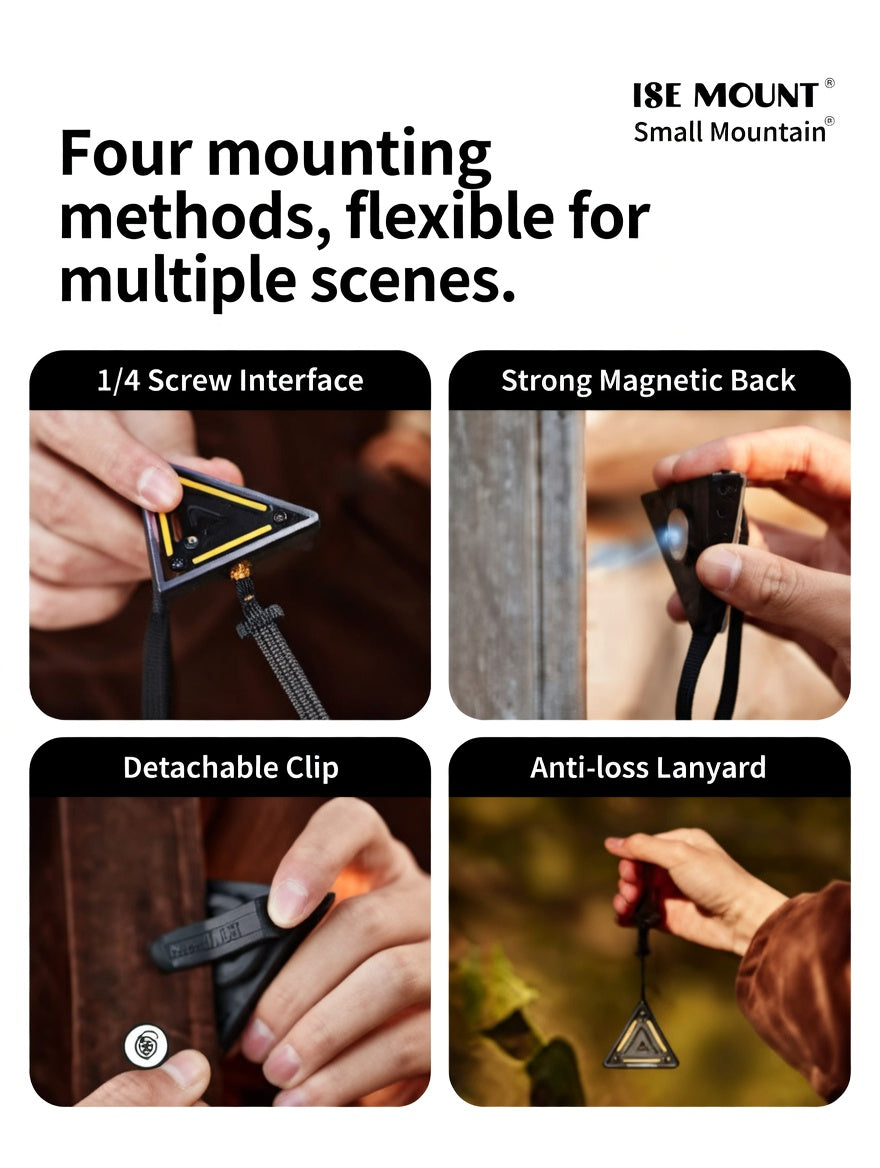 ISE MOUNT Universal Travel Indicator Lamp Lights Bike Camping Black